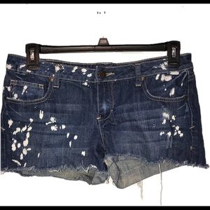3/$25 Decree sz 11 jean short splattered cuffed
